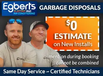 central florida garbage disposalr Egberts Plumbing